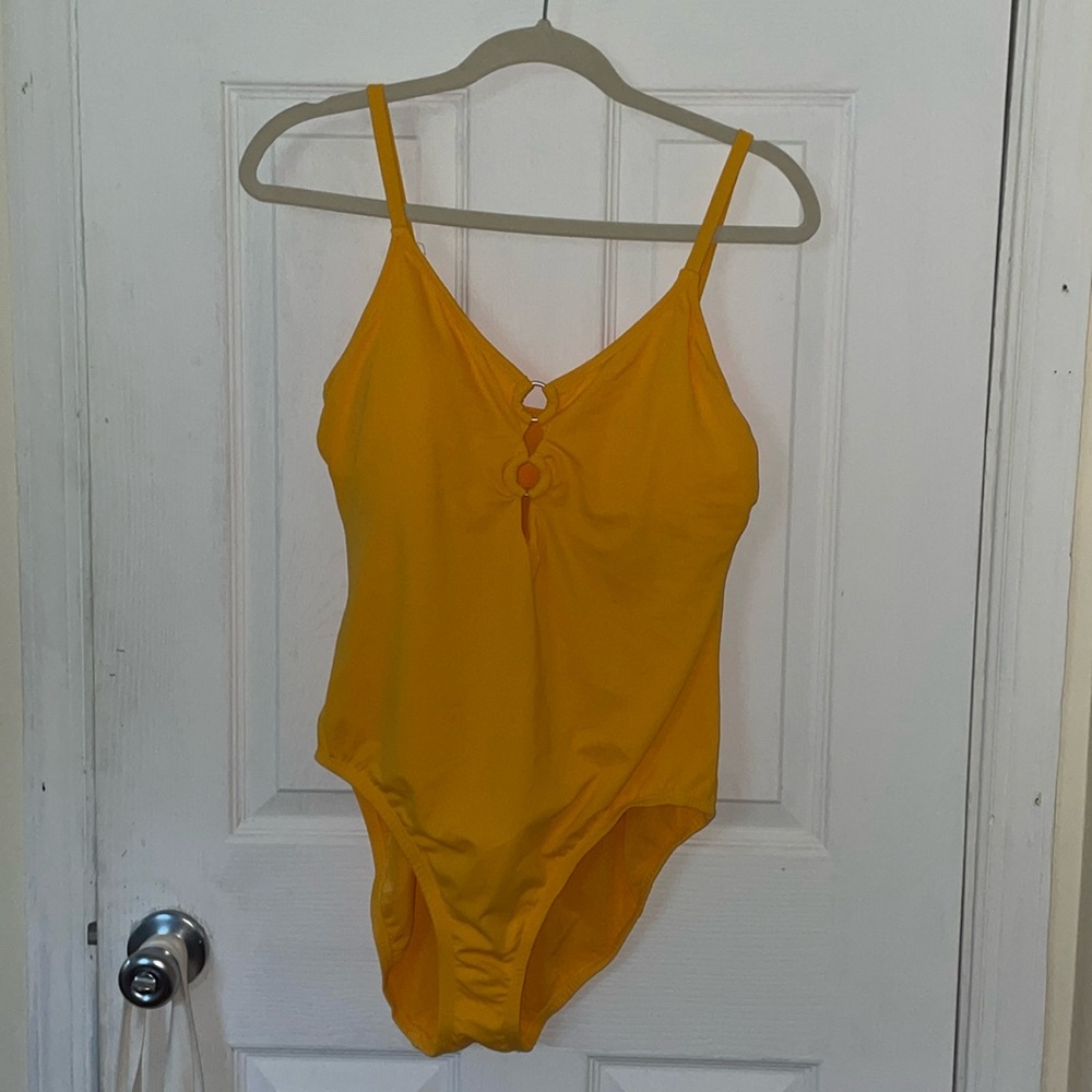 NWT Yellow One-Piece Swimsuit